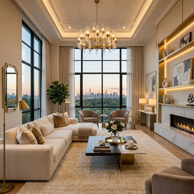 Luxury Living Room Interior Design